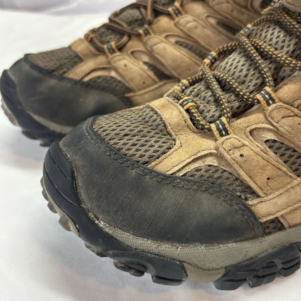 Merrell Moab 3 Mid Waterproof Hiking Boots Men's Size US 10.5 Earth Brown J06051